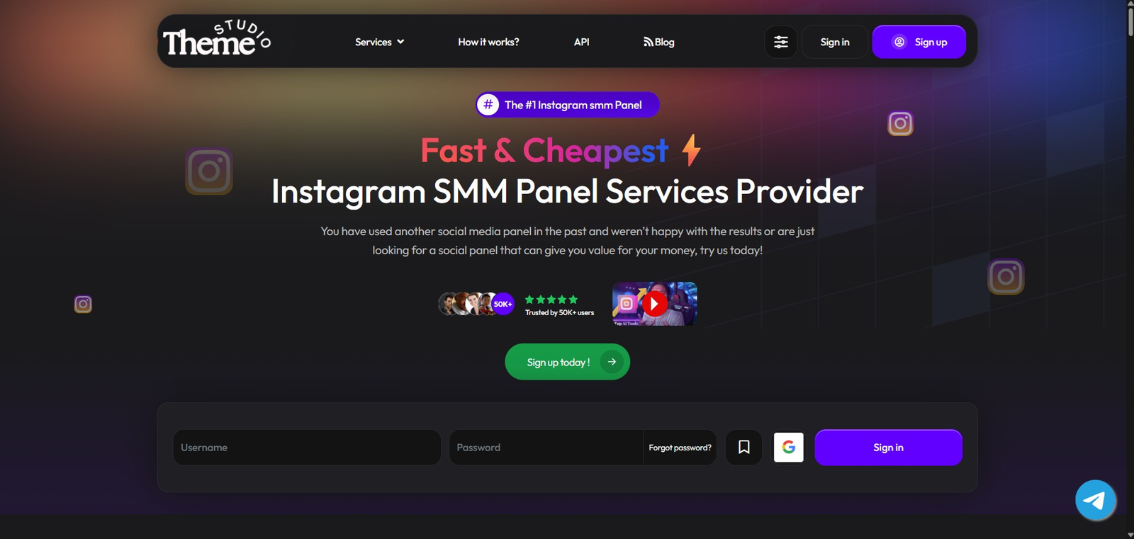 Blaze – Perfect Panel Theme