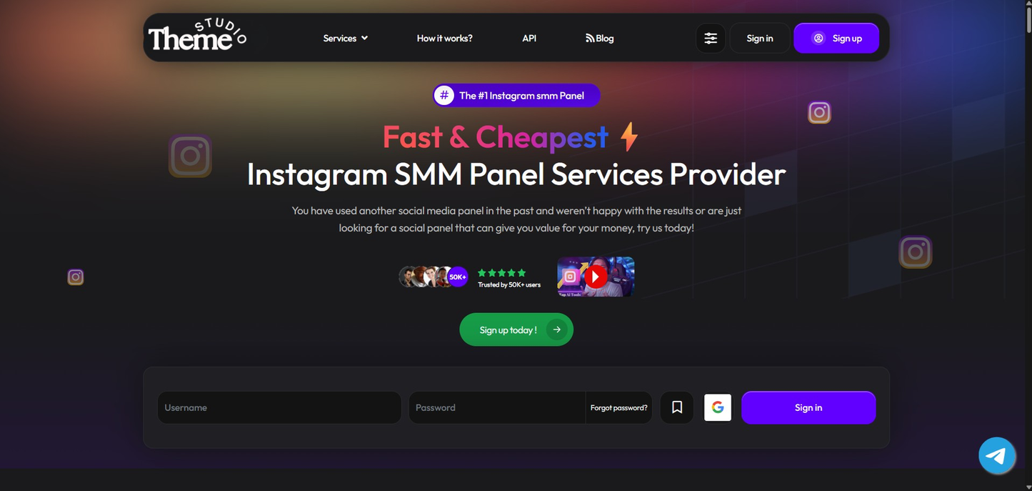 Blaze – Perfect Panel Theme