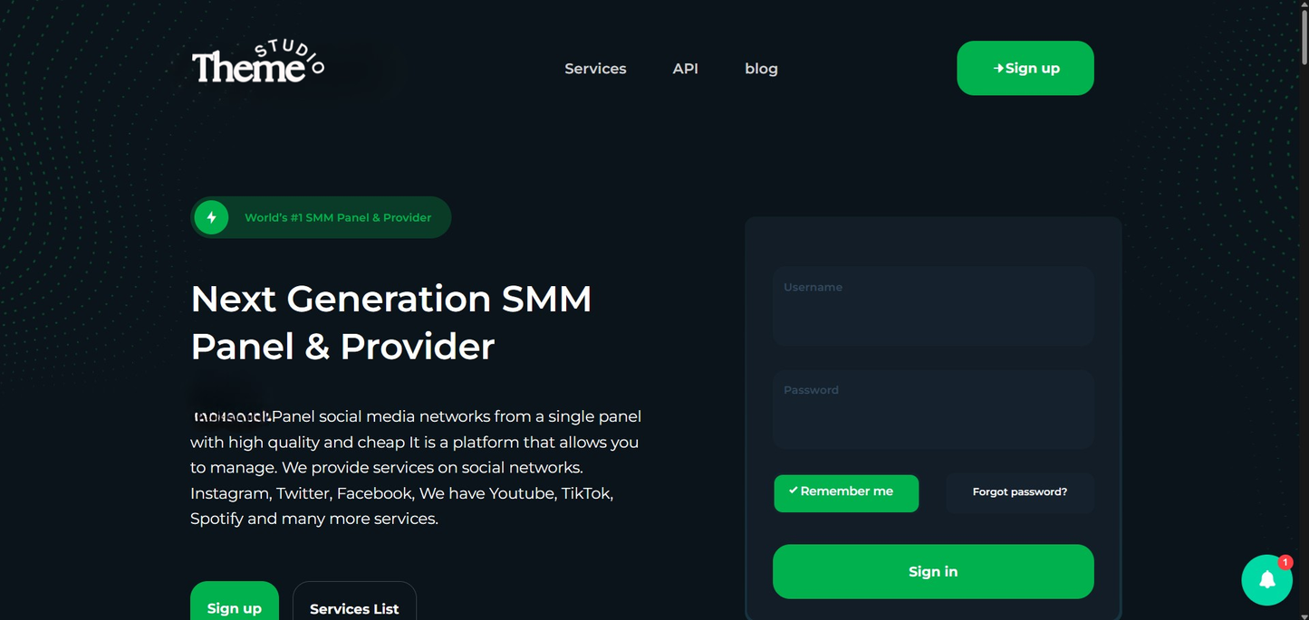Emerald – Perfect Panel Theme