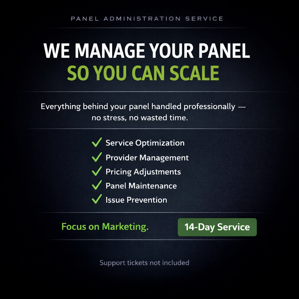 Panel Administration – 14 Day Plan